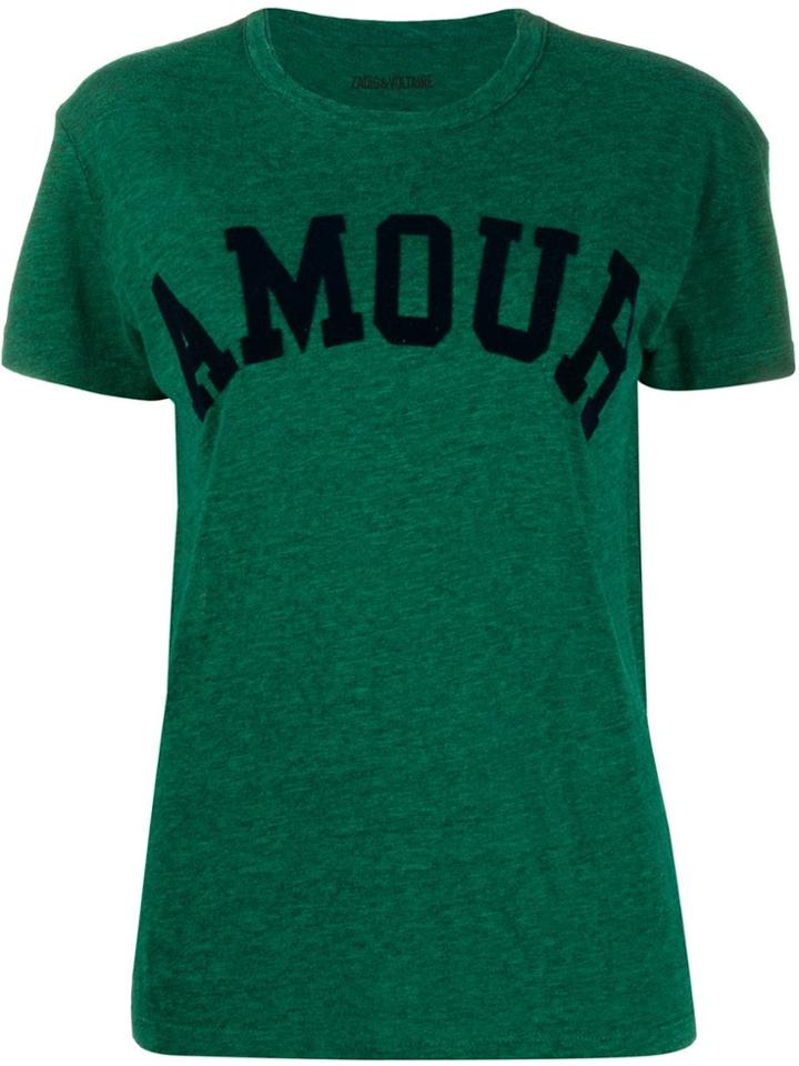 Zadig & Voltaire Amour Crewneck T-shirt - Green