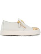 Giuseppe Zanotti Design Logo Plaque Slip-on Sneakers