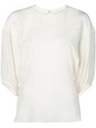 Chloé Three-quarter Sleeve Blouse - Neutrals