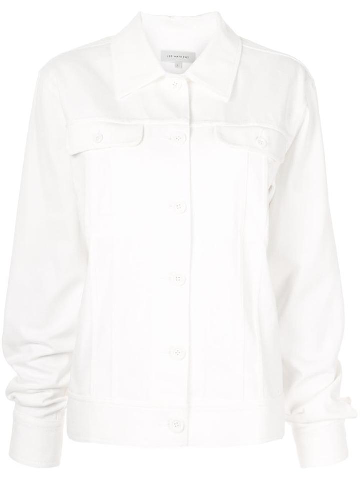 Lee Mathews Relaxed Denim Jacket - White