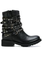 Ash Buckled Boots - Black