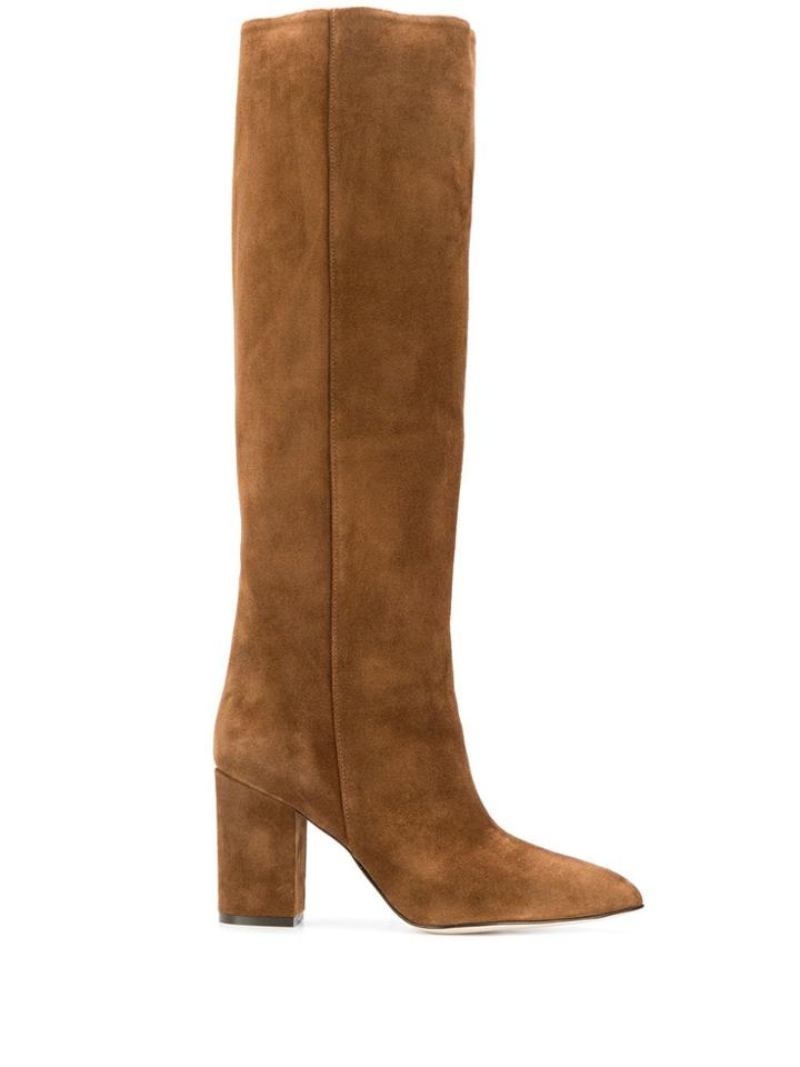 Paris Texas Martora Knee High Boots - Brown