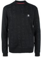 Adidas Originals 'hu Race' Printed Sweatshirt, Men's, Size: Large, Black, Cotton