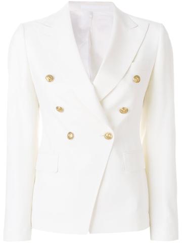 Tagliatore Alycia Buttoned Jacket - White