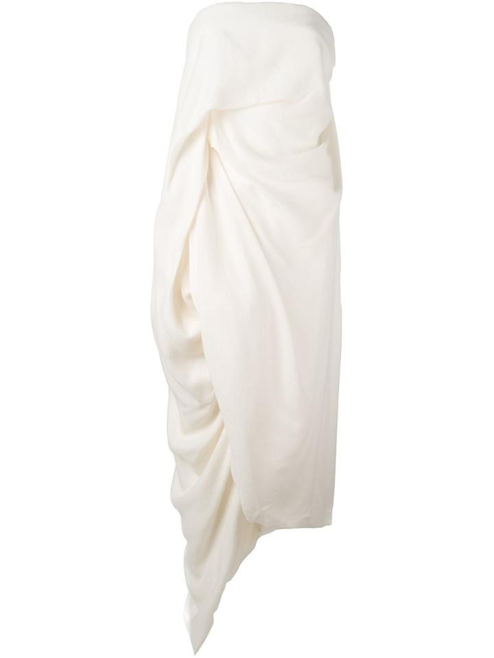 Rick Owens 'twirl' Strapless Top