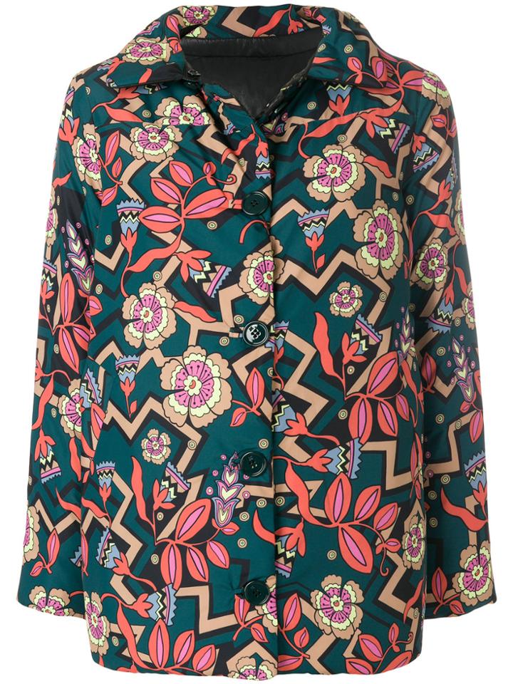 M Missoni Embroidered Padded Jacket - Multicolour