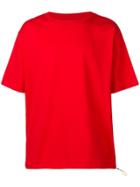 Unravel Project Oversized Drawstring T-shirt - Red