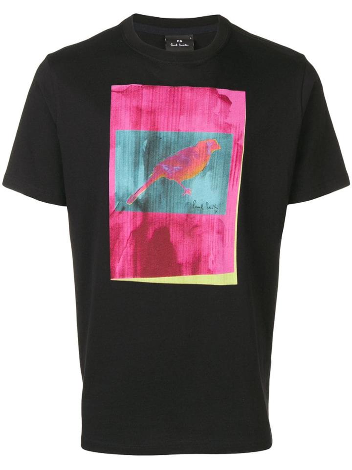 Ps Paul Smith Graphic Bird T-shirt - Black