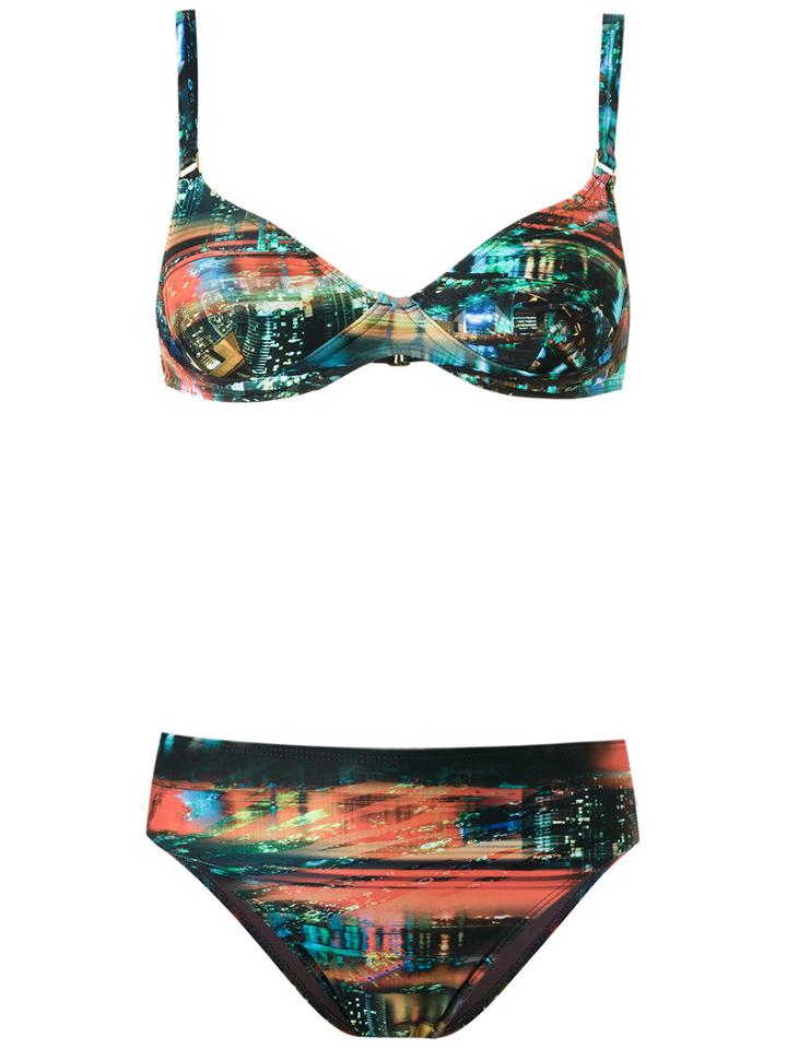 Lygia & Nanny - Push Up Bikini Set - Women - Polyamide/spandex/elastane - 46, Blue, Polyamide/spandex/elastane