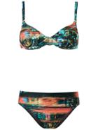 Lygia & Nanny - Push Up Bikini Set - Women - Polyamide/spandex/elastane - 46, Blue, Polyamide/spandex/elastane