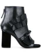 Emilio Pucci Pleated Detail Ankle Boots