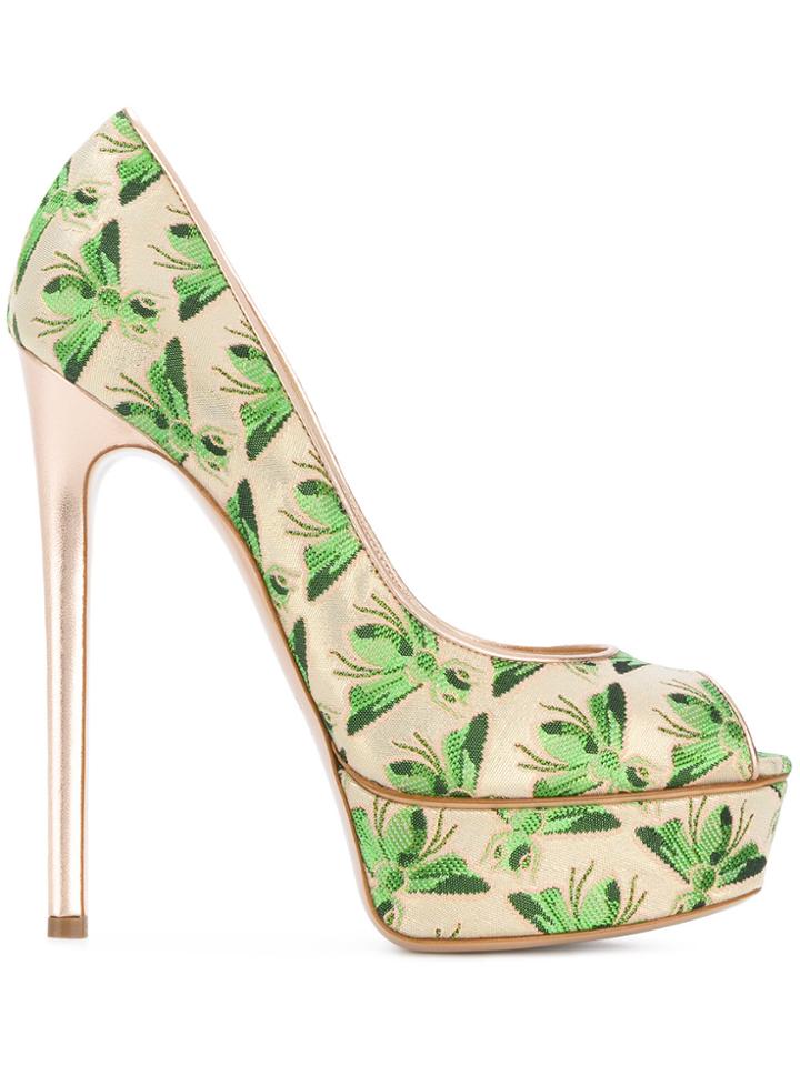 Casadei Bug Pumps - Metallic
