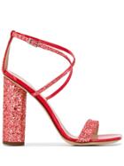 Giuseppe Zanotti Crossover Strap Sandals - Red