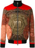 Givenchy Baroque Print Bomber Jacket - Red