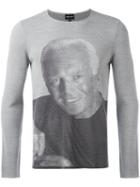 Giorgio Armani - Long Sleeve T-shirt - Men - Virgin Wool - 52, Grey, Virgin Wool