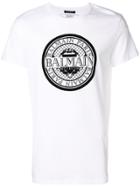 Balmain Monnaie Logo T-shirt - White