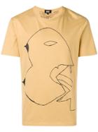Dust Sketch Print T-shirt - Neutrals