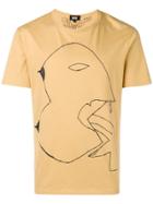 Dust Sketch Print T-shirt - Neutrals