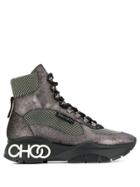 Jimmy Choo Inca Hi-top Sneakers - Grey