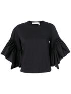See By Chloé Bell Sleeved T-shirt - Black