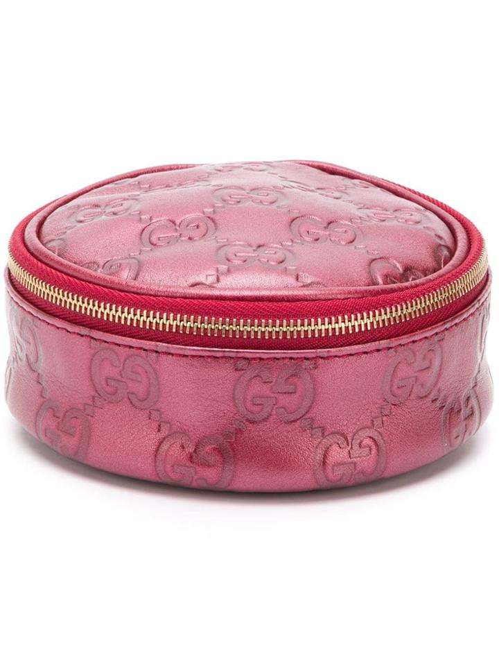 Gucci Zip Around Case - Pink