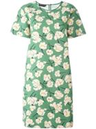 Rochas Floral Shirt Dress - Green