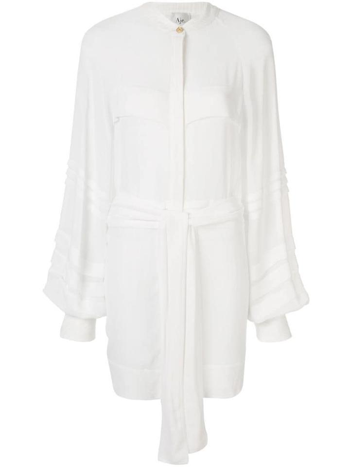 Aje Loose-fit Shirt Dress - White
