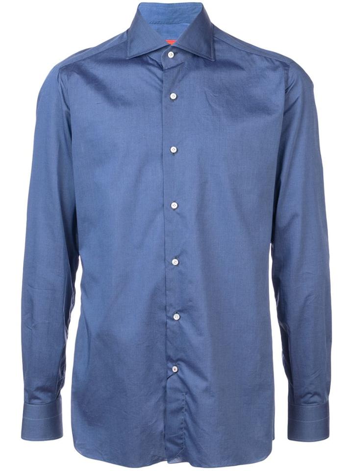 Isaia Classic Buttoned Shirt - Blue