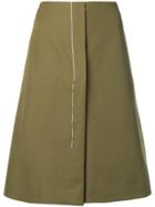 Marni Concealed Front Skirt - Green