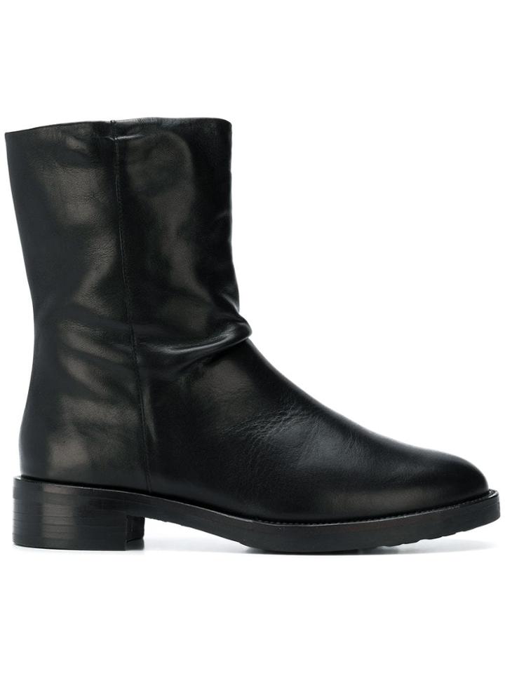 Hogl Flat Ankle Boots - Black