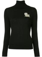 Boutique Moschino Roll Neck Sweater - Black