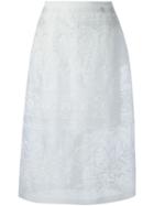 No21 Embroidered Layered Skirt