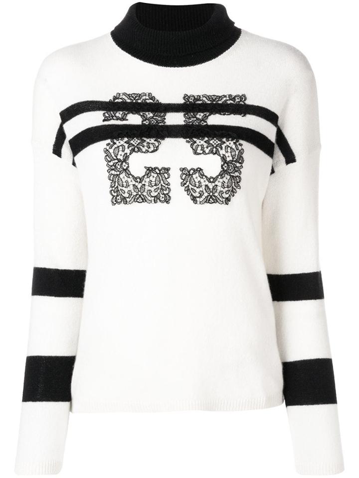 Ermanno Scervino Roll Neck Jumper - White