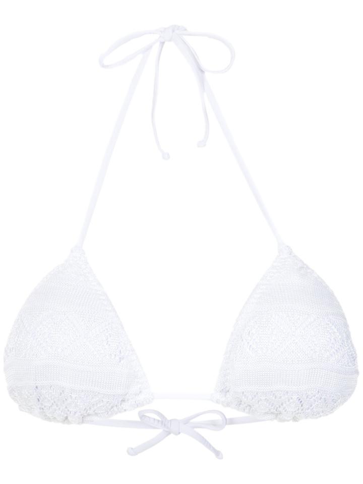 Cecilia Prado Laura Triangle Bikini Top - White