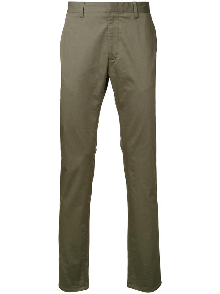 Cerruti 1881 Chino Trousers, Men's, Size: 54, Green, Cotton