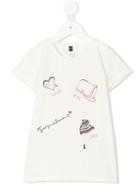 Armani Junior - Printed T-shirt - Kids - Cotton/spandex/elastane - 7 Yrs, White