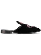Giuseppe Zanotti Design Letizia Embellished Mules - Black