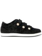 Jimmy Choo Ny Three-strap Sneakers - Black