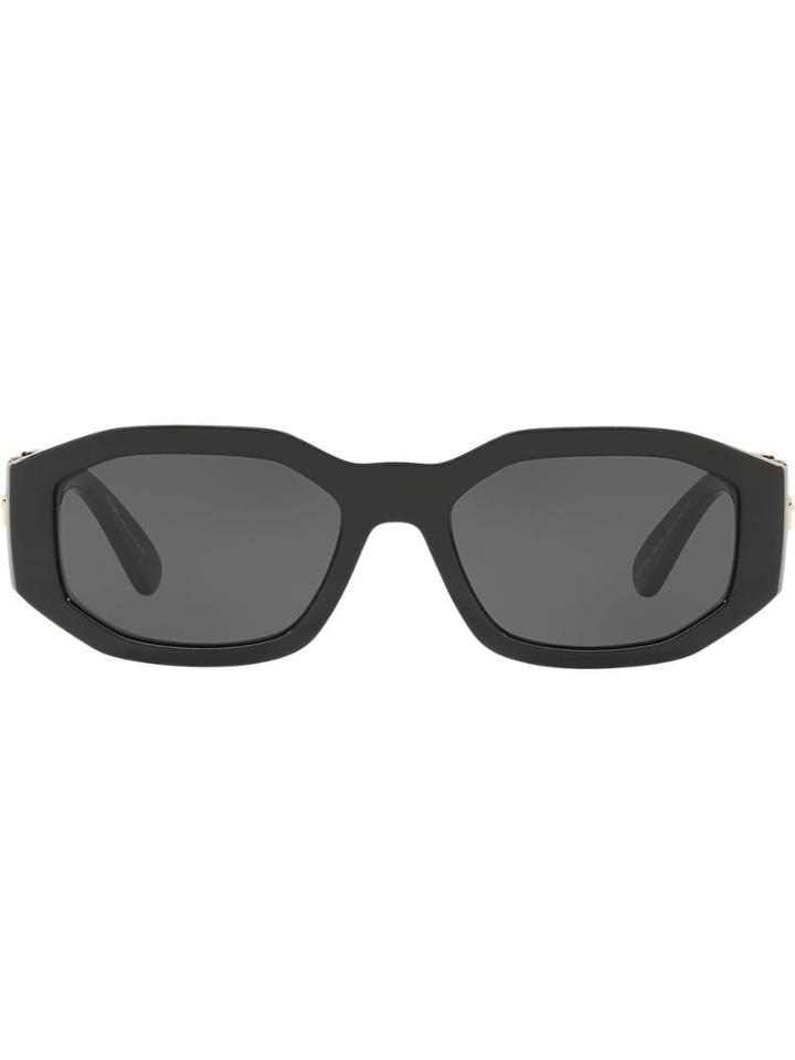 Versace Eyewear Hexad Signature Sunglasses - Black