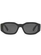 Versace Eyewear Hexad Signature Sunglasses - Black