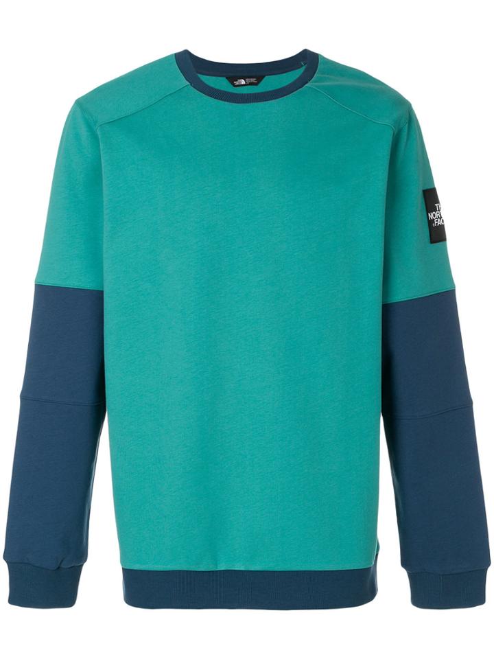 The North Face Colour Block Sweatshirt - Green