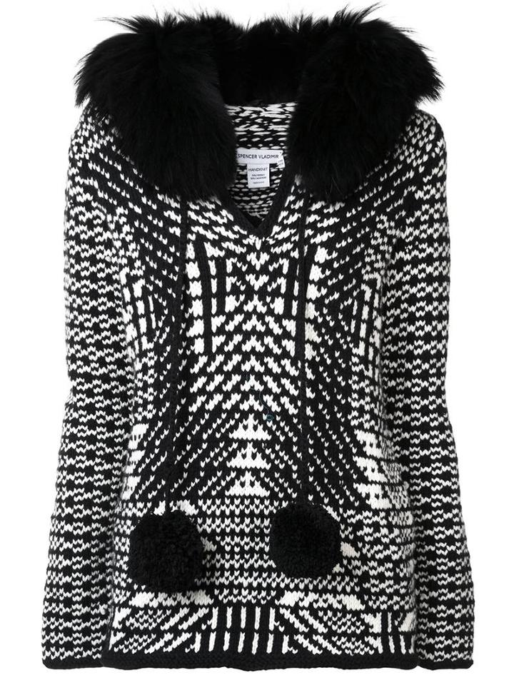 Spencer Vladimir V-neck Jumper, Women's, Black, Merino/cashmere