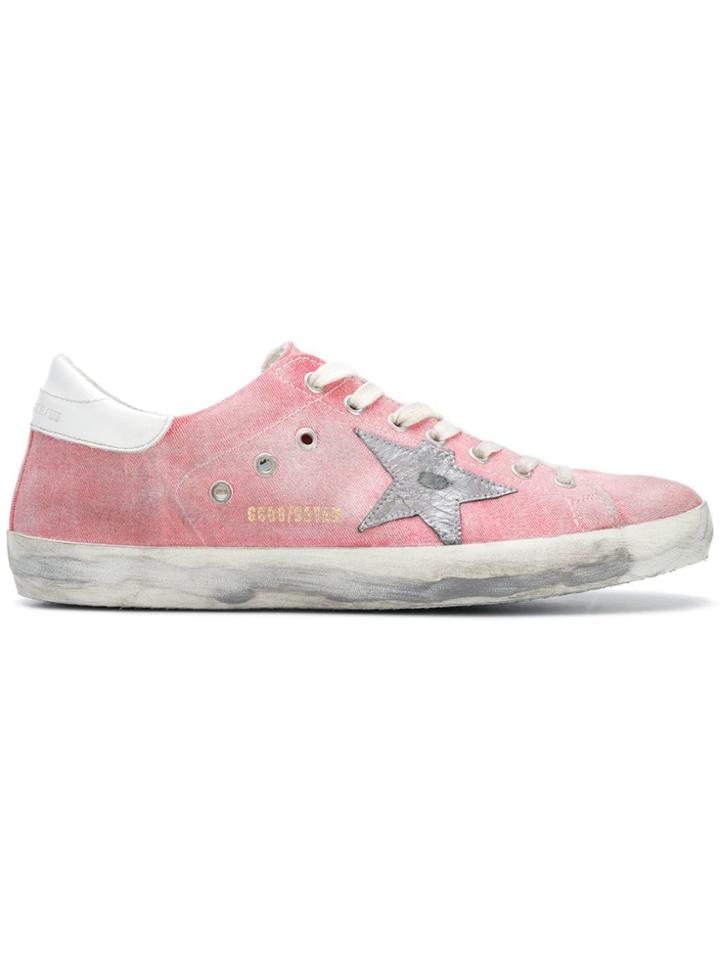 Golden Goose Deluxe Brand Low Top Trainers - Red