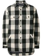 R13 Oversized Check Coat - Nude & Neutrals