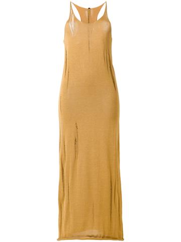 Serien&deg;umerica Destroyed Jersey Dress - Brown