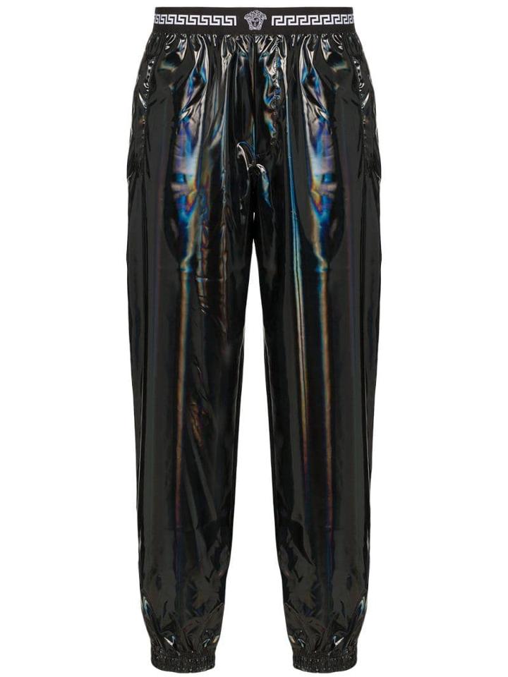 Versace Holographic Track Trousers - Black