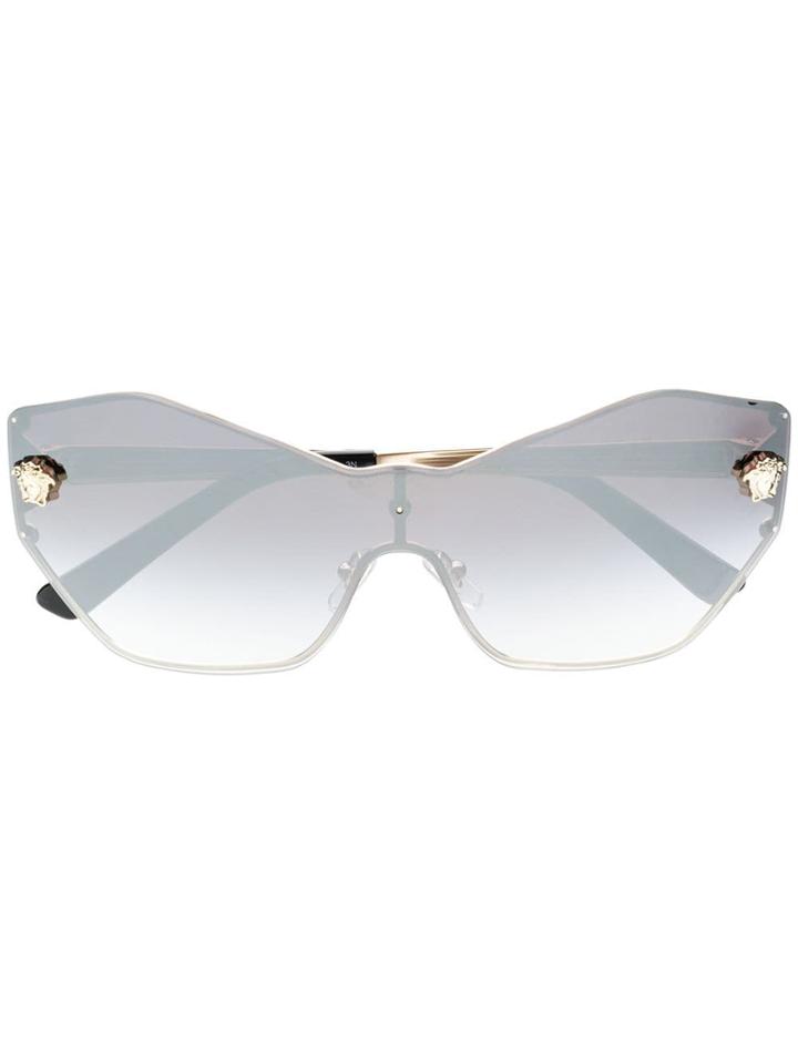 Versace Eyewear Glam Medusa Shield - Black