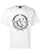 Moncler Grenoble Mountain Print T-shirt - White