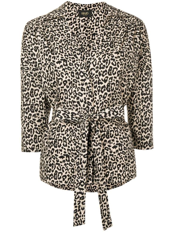 Liu Jo Leopard Print Shirt - Neutrals