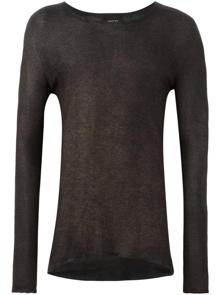 Avant Toi Raw-edge Jumper